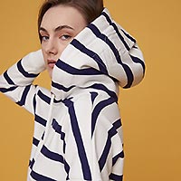 LAYNA HOODIE STRIPES - Wanakome