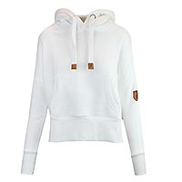 LEILA OVERSIZED HOODIE IVORY - Wanakome