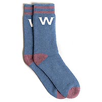 SOCKS WK COLLEGE NAVY - Wanakome
