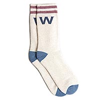 SOCKS WK COLLEGE OATMEAL - Wanakome