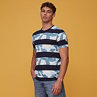 TROPICO TSHIRT CAMO NAVY - Wanakome
