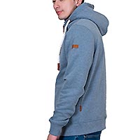 ZEUS HEATHER BLUE FULL ZIP - Wanakome