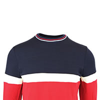 PULL LILLEHAMMER BLEU ROUGE - We Norwegians