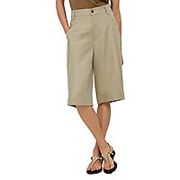 BERMUDA LIN MIX TILLEUL - Yerse