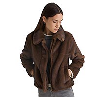 BLOUSON CARMY BROWN - Yerse