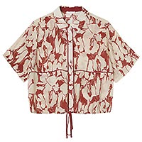 CHEMISE MANOK SAND TERRACOTTA - Yerse