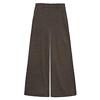 PANTALON ALA TWEED LOOK BROWN - Yerse