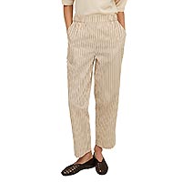 PANTALON MAGY STRIPES ECRU - Yerse