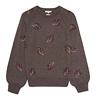 PULL ASTA FLEUR MARRON - Yerse