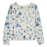 PULL SARITA FLEURS BLEUES - Yerse
