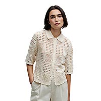 SIMONE CROCHET BEIGE - Yerse