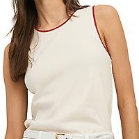 TOP SM OFFWHITE TERRACOTTA - Yerse