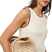 TOP SM OFFWHITE TERRACOTTA - Yerse