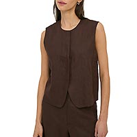 WAISTCOAT LIN CHOCO - Yerse