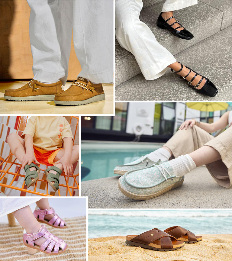 Découvrez notre collection de chaussures été pour femme, homme et enfant  