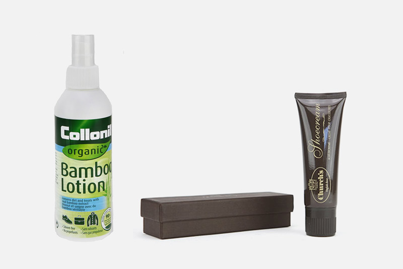Shoe care for smooth leather