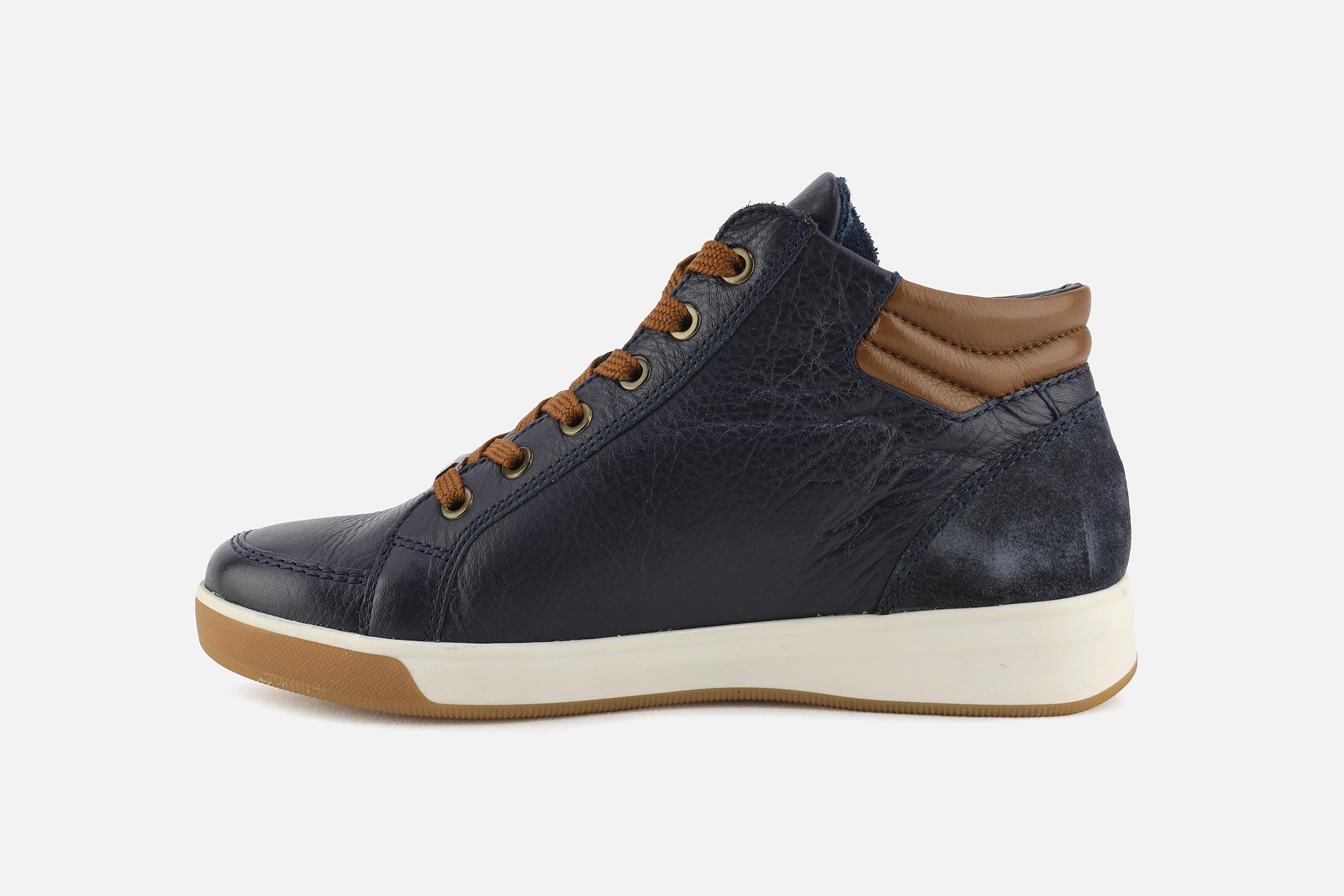 Ymph Romy Tan ROMY SPORT HI ZIP BLEU TAN - La Botte Chantilly