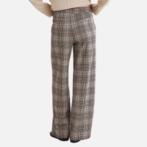 PANTALON BIG CHECKS BEIGE BROWN – Image 6