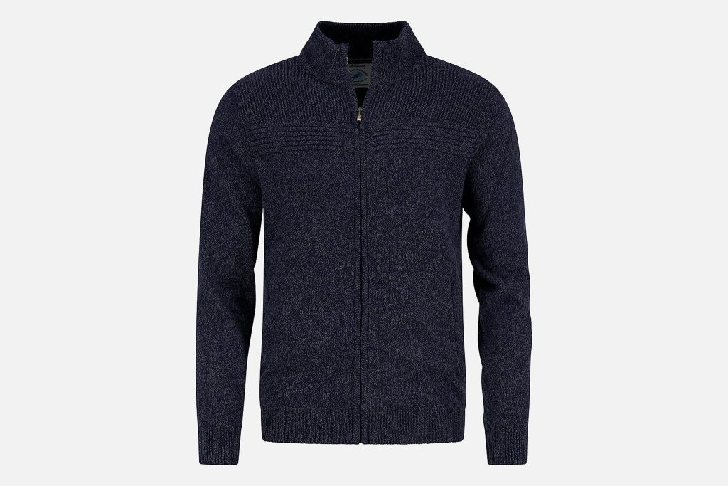 CARDIGAN MELANGE NAVY