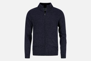 CARDIGAN MELANGE NAVY