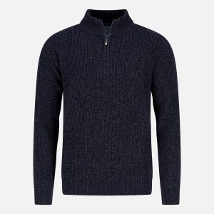 PULLOVER MOCKZIP NAVY - Image 1