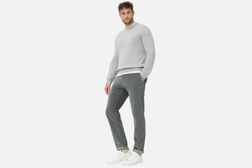 FABIO IDX CHINO GREEN CORDUROY