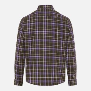 DANIEL LIGHT FLANNEL GREEN PURPLE – Image 2