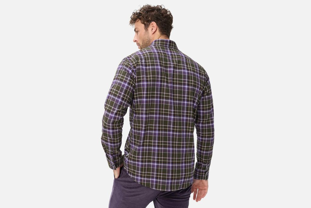 DANIEL LIGHT FLANNEL GREEN PURPLE
