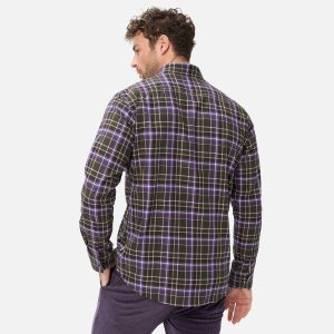 DANIEL LIGHT FLANNEL GREEN PURPLE – Image 3