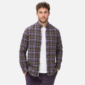 DANIEL LIGHT FLANNEL GREEN PURPLE – Image 4