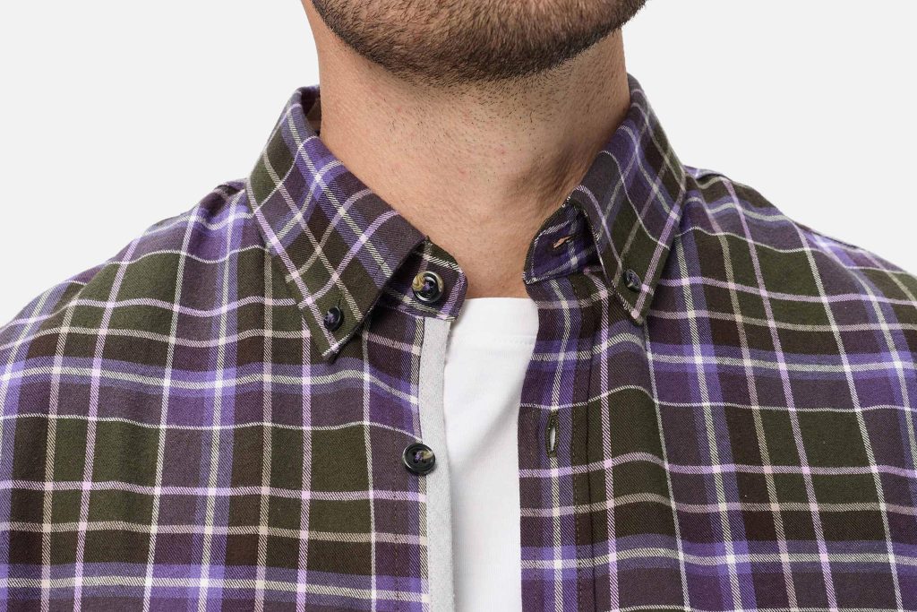 DANIEL LIGHT FLANNEL GREEN PURPLE