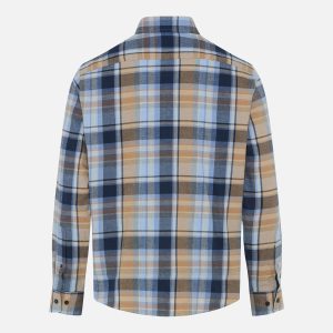 DANIEL LIGHT FLANNEL BLUE BEIGE – Image 2