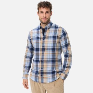 DANIEL LIGHT FLANNEL BLUE BEIGE – Image 4