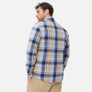 DANIEL LIGHT FLANNEL BLUE BEIGE – Image 5