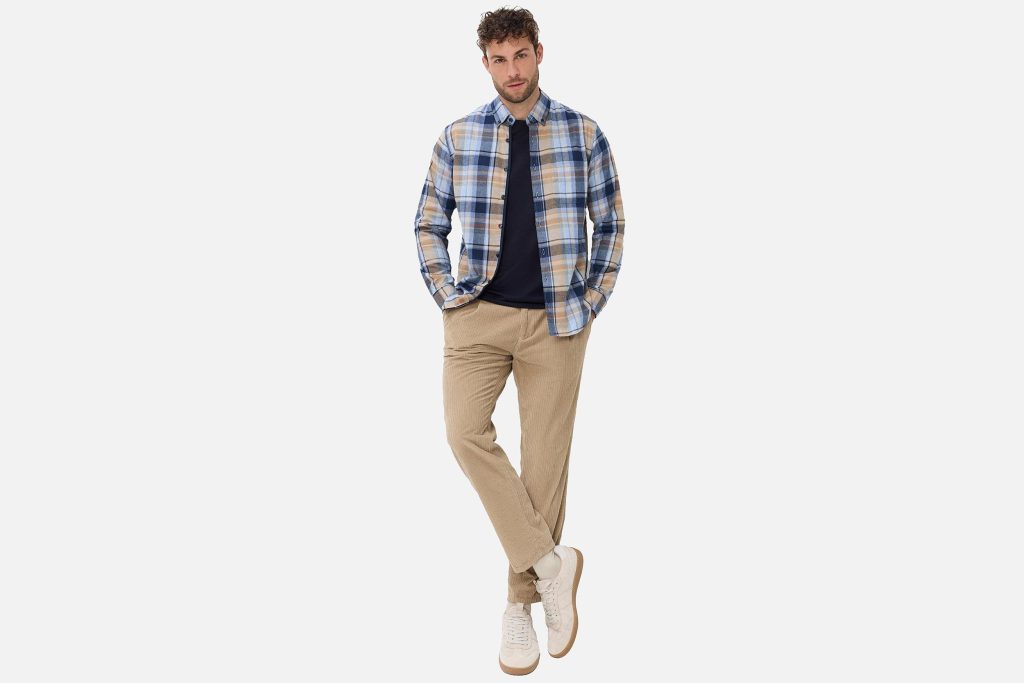 DANIEL LIGHT FLANNEL BLUE BEIGE