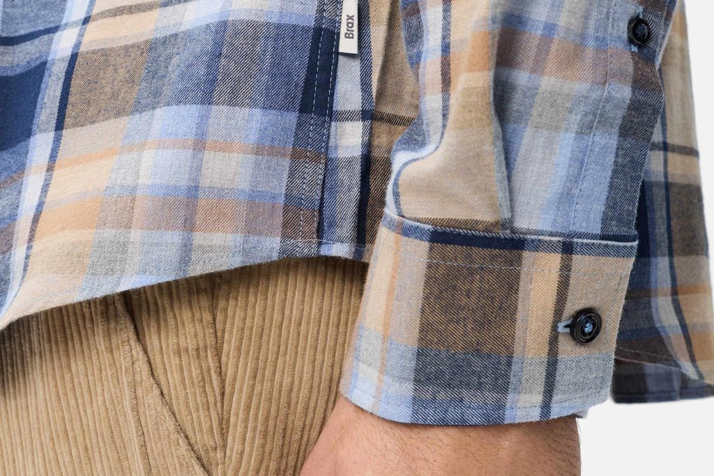 DANIEL LIGHT FLANNEL BLUE BEIGE