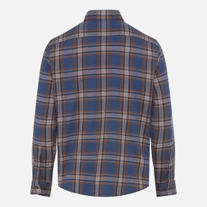 DANIEL LIGHT FLANNEL NAVY CAMEL – Image 2