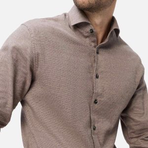 HAROLD LIGHT FLANNEL BROWN - Image 3