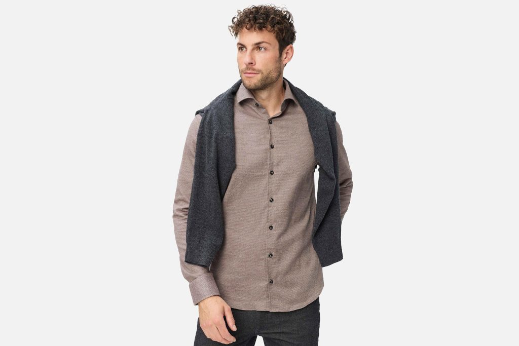 HAROLD LIGHT FLANNEL BROWN