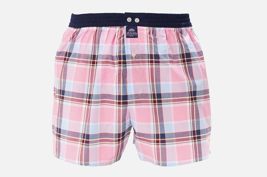 MC ALSON MADRAS BLUE PINK