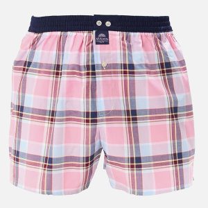 MC ALSON MADRAS BLUE  PINK - Image 1