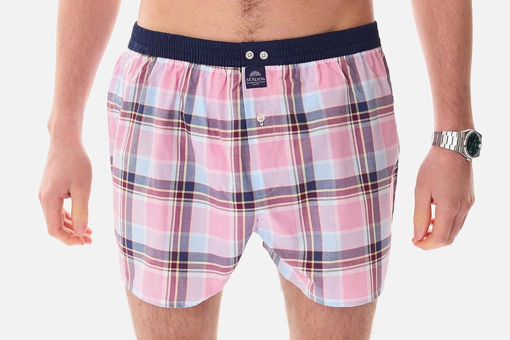 MC ALSON MADRAS BLUE PINK