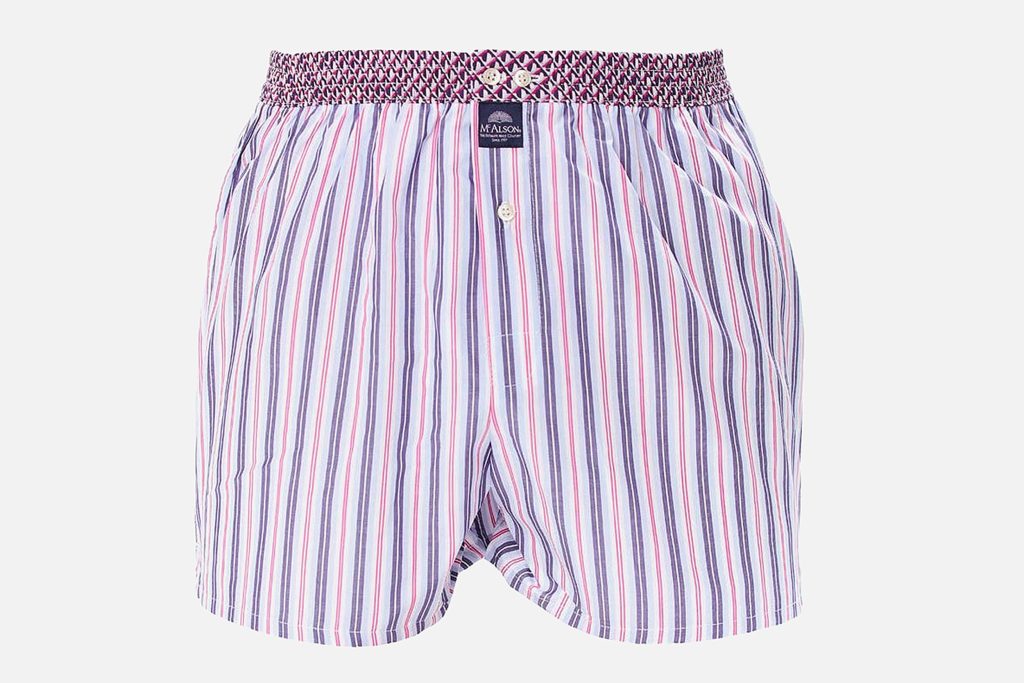 MC ALSON STRIPED BLUE  PINK