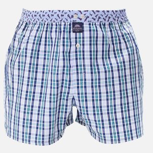 MC ALSON TARTAN BLUE  WHITE - Image 1