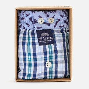 MC ALSON TARTAN BLUE  WHITE - Image 2