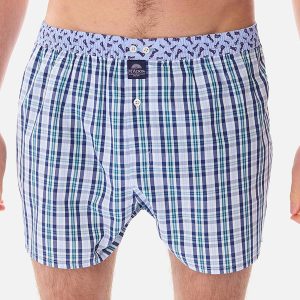 MC ALSON TARTAN BLUE  WHITE - Image 3