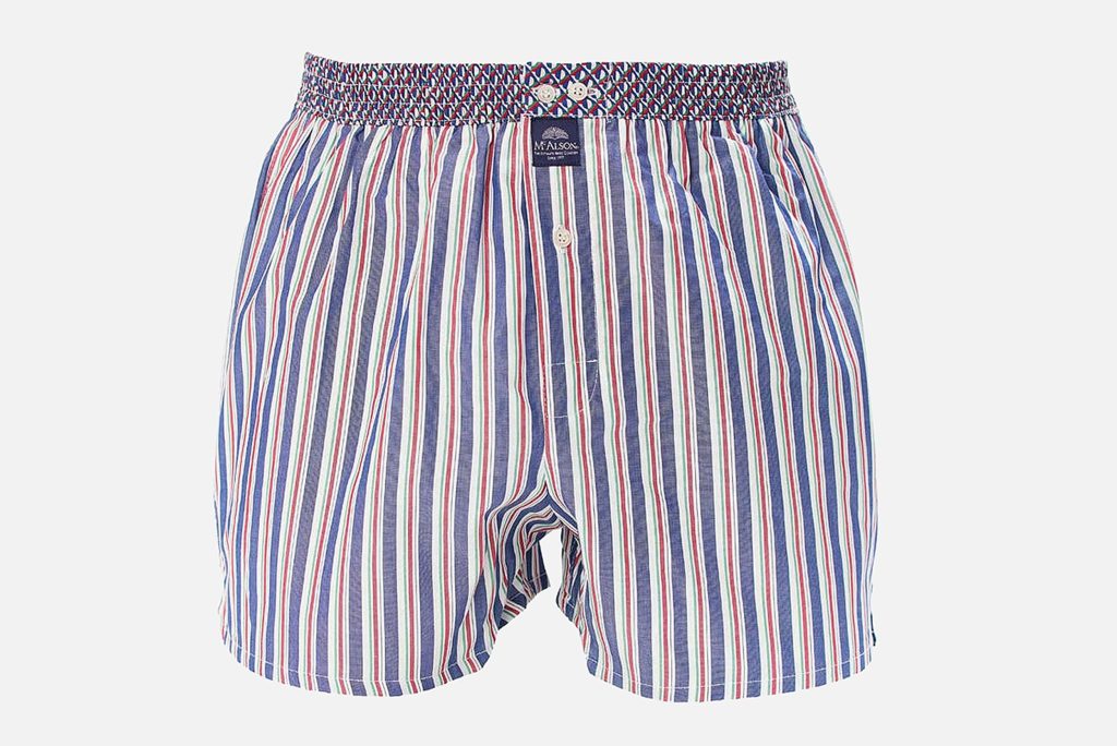 MC ALSON STRIPED BLUE  WHITE