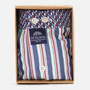 MC ALSON STRIPED BLUE  WHITE – Image 2