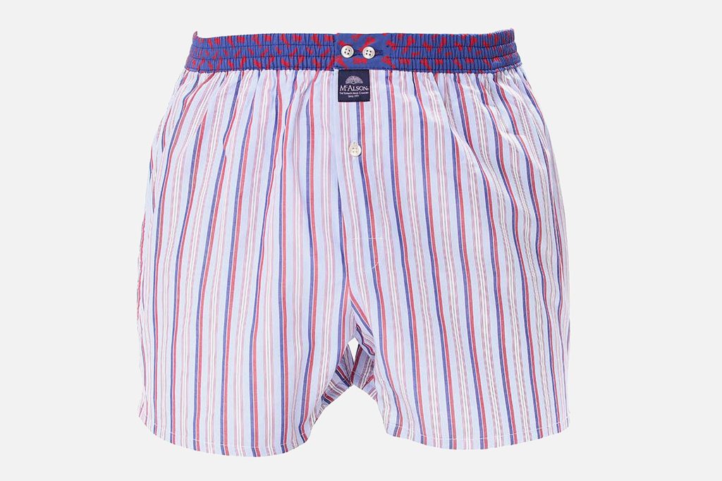 MC ALSON STRIPED BLUE  RED