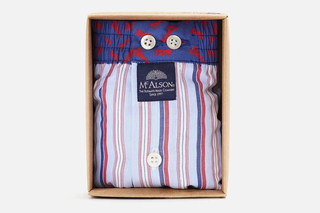 MC ALSON STRIPED BLUE  RED